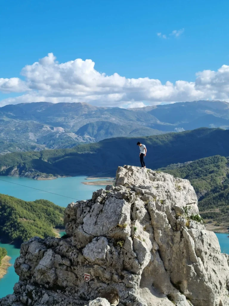 A man on mountain