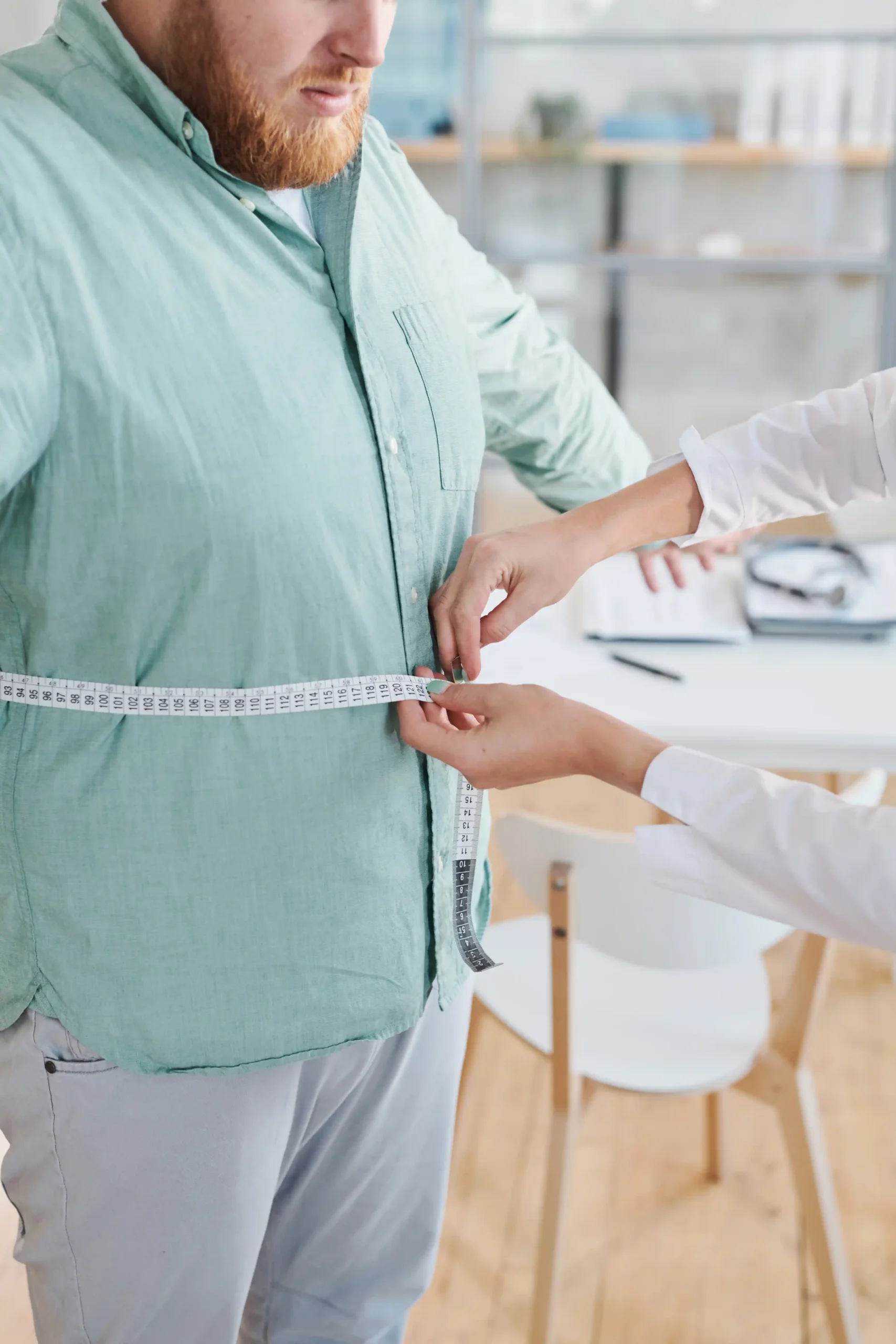 a man in a weight loss consultancy